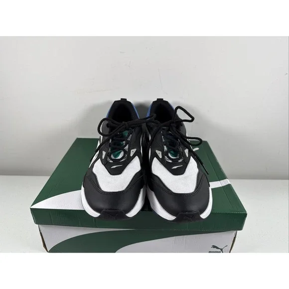 Puma RS-Fast Mix‎ Star Sapphire White Black Teal Size 12 Men's 375641_02 Sneaker